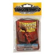 50 Small Dragon Shield Sleeves - Copper