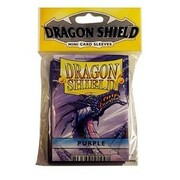 50 Small Dragon Shield Sleeves - Purple