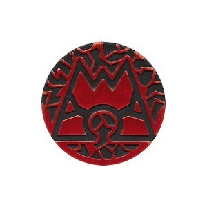 EX Team Magma vs Team Aqua: Moneda Team Magma emblem