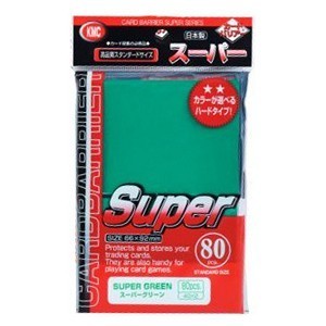 KMC Full Sized Sleeves - Super Green