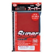 KMC Full Sized Sleeves - Metallic Red