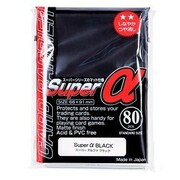 KMC Full Sized Sleeves - Super Alpha Black