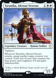 Taranika, Veterana di Akros