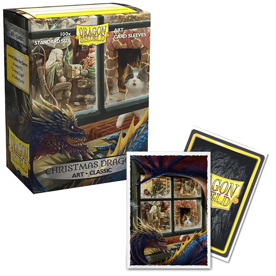100 Dragon Shield Sleeves - Christmas Dragon