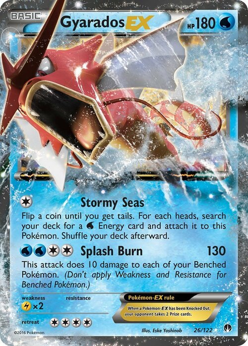 Gyarados EX Card Front