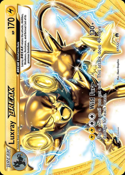 Luxray BREAK Card Front