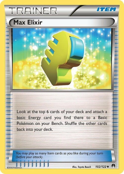 Max Elixir Card Front
