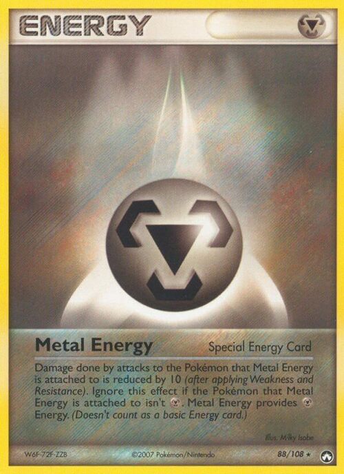 Metal Energy Card Front