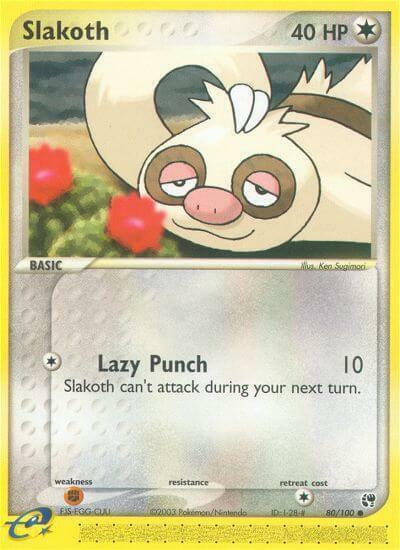 Slakoth Card Front