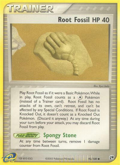 Root Fossil Card Front