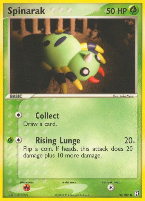 Spinarak Card Front