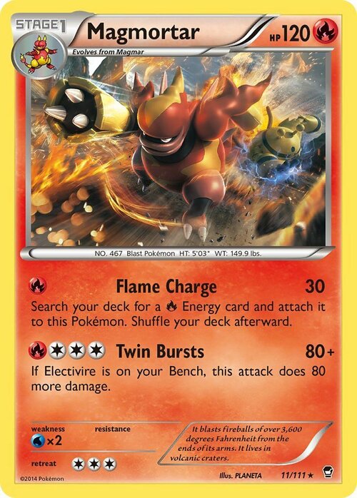 Magmortar Card Front