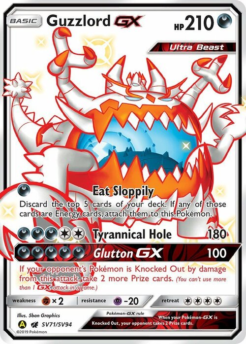 Guzzlord GX Card Front