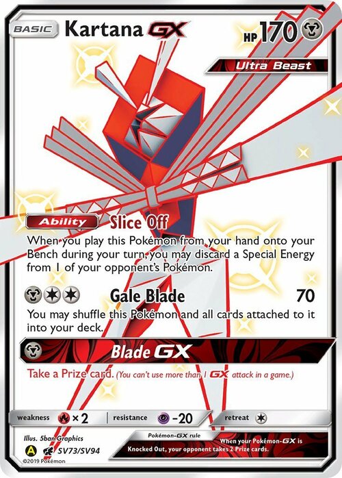 Kartana GX Card Front