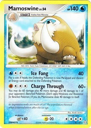 Mamoswine Card Front