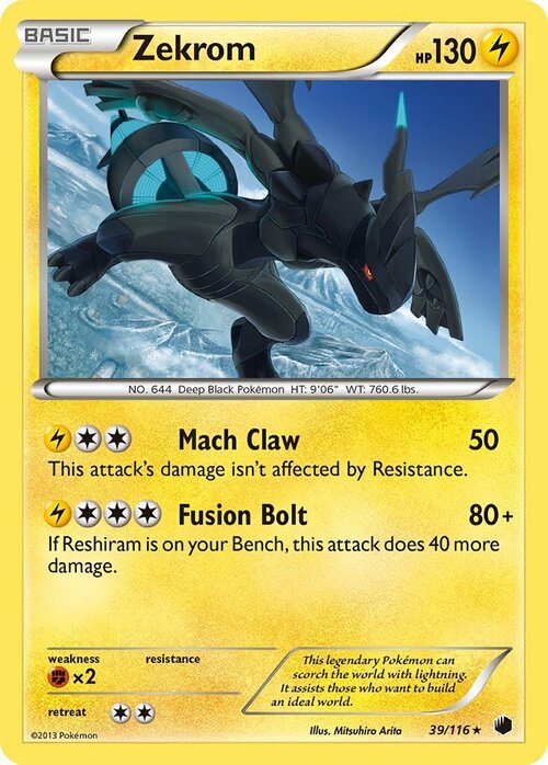 Zekrom Card Front