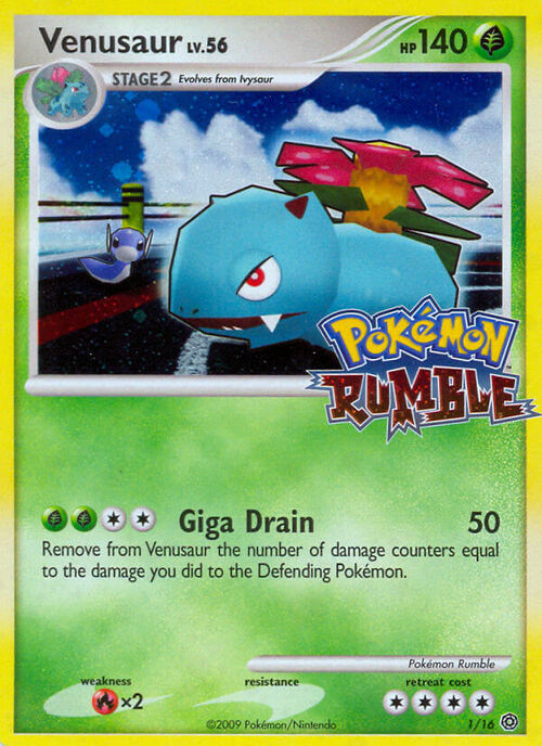 Venusaur Lv.56 Card Front