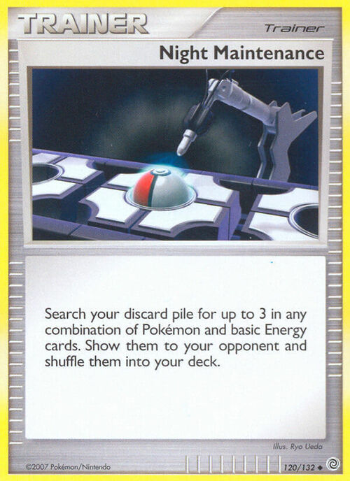 Night Maintenance Card Front
