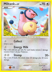 Miltank Lv.27 [Collect | Energy Milk | Stomp]