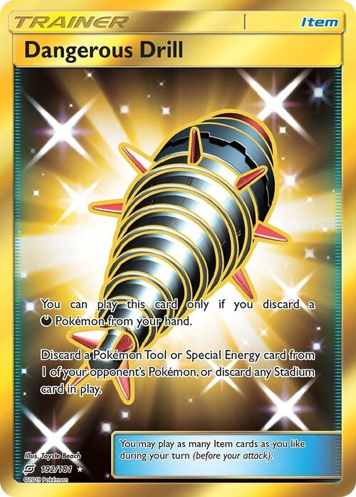 Dangerous Drill Card Front