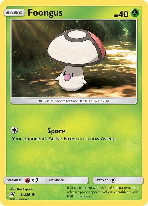 Foongus Card Front