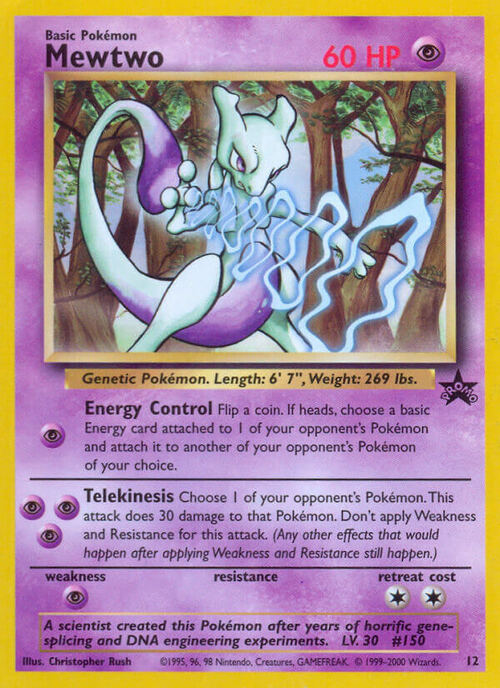 Mewtwo Card Front