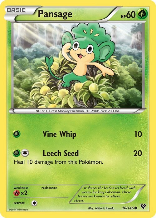 Pansage Card Front
