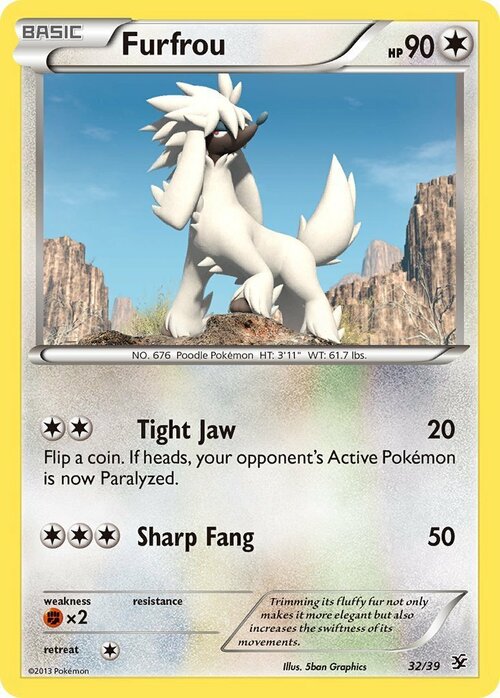 Furfrou Card Front