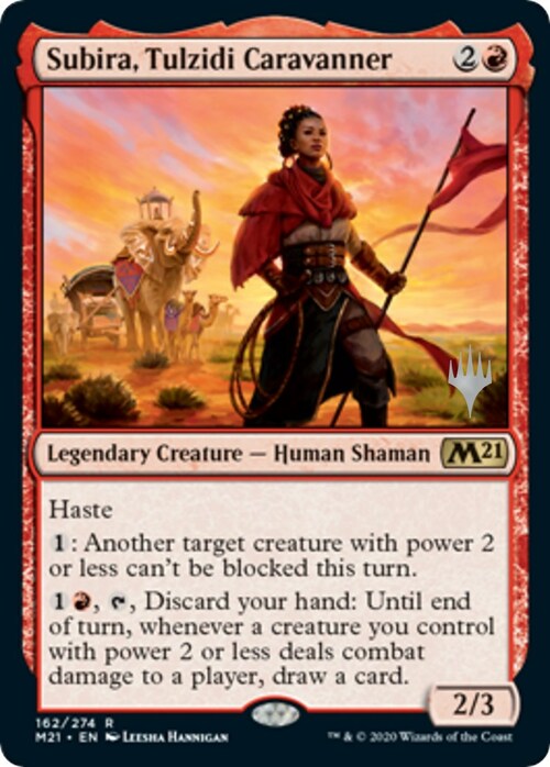 Subira, Tulzidi Caravanner Card Front