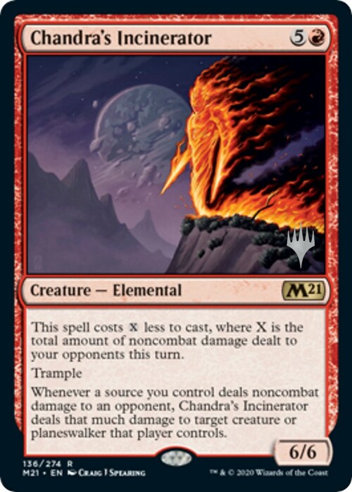 Chandra's Incinerator Card Front