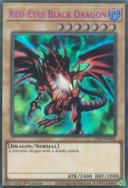 Drago Nero Occhi Rossi