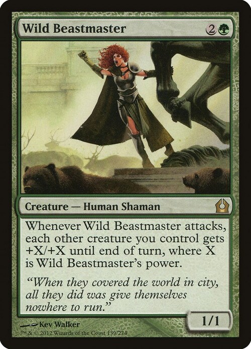 Wild Beastmaster Card Front
