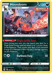 Houndoom [Single Strike Roar | Darkness Fang]
