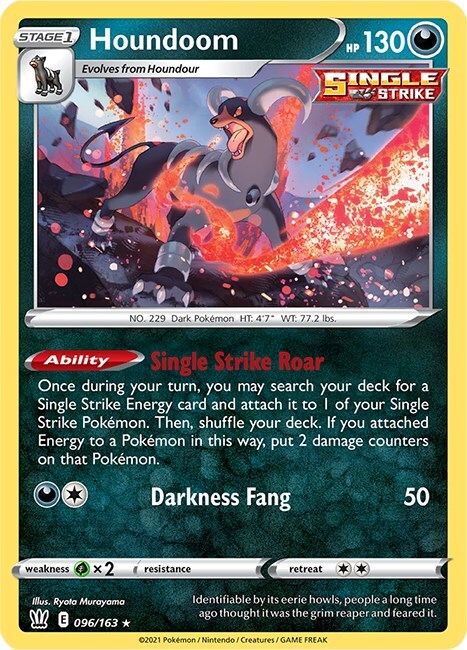 Houndoom Card Front