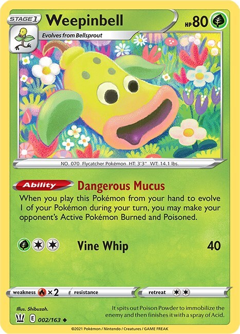 Weepinbell Card Front