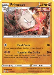 Primeape [Field Crush | Steamin' Mad Strike]