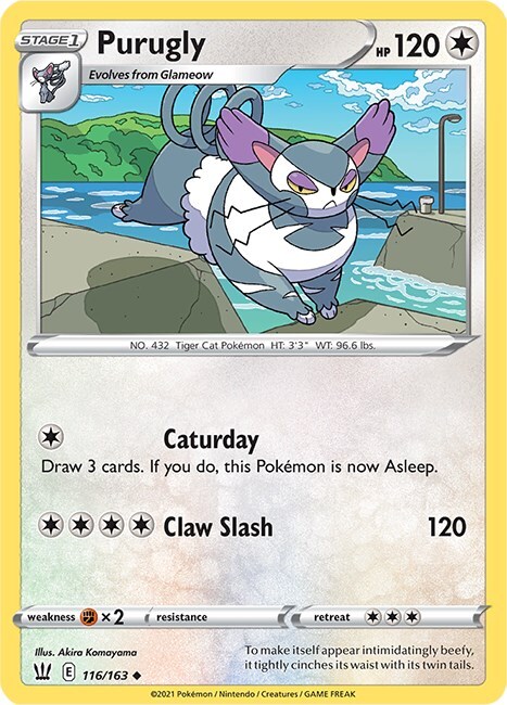 Purugly Card Front