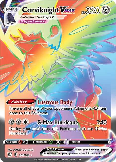 Corviknight VMAX Card Front