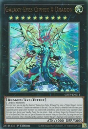 Cipher X Drago Occhi Galattici