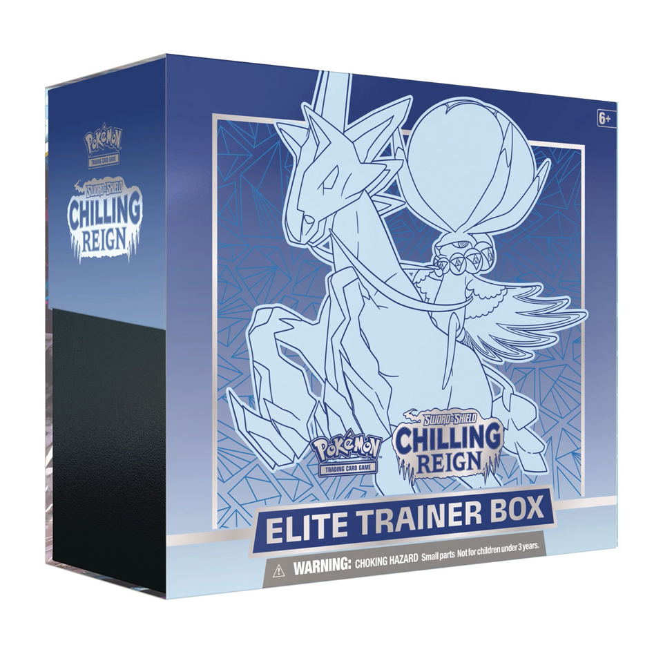 Caja de Entrenador Élite Ice Rider Calyrex de Reinado Escalofriante
