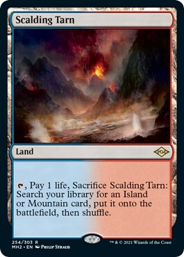 Scalding Tarn Card Front