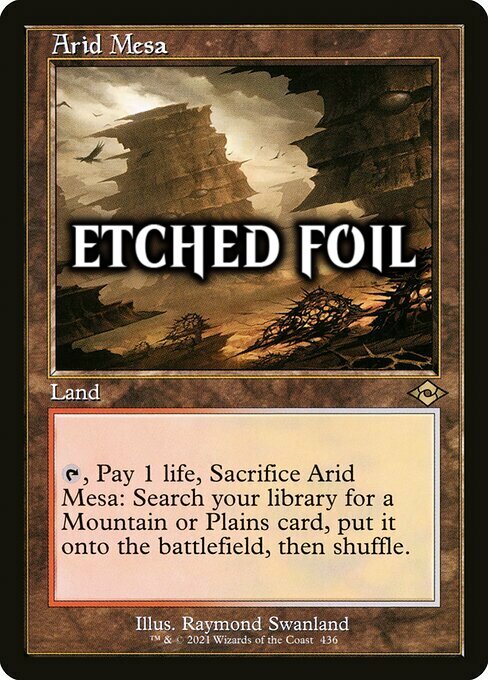 Arid Mesa Card Front