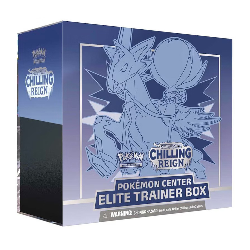 Reinado Escalofriante: Pokémon Center Caja de Entrenador Élite | Ice Rider Calyrex