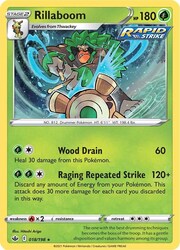 Rillaboom [Wood Drain | Raging Repeated Strike]
