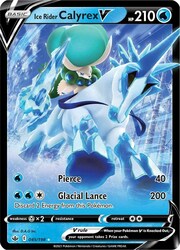 Calyrex Jinete Glacial V [Pierce | Glacial Lance]