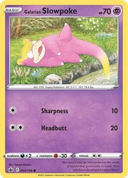 Galarian Slowpoke [Sharpness | Headbutt]