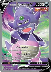 Galarian Slowking V [Concoction | Word of Ruin]