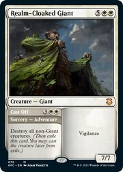 Realm-Cloaked Giant // Gettare Via