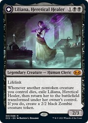 Liliana, Guaritrice Eretica // Liliana, Necromante Audace
