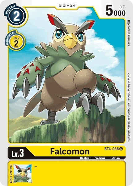 Falcomon Card Front